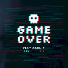 Game over play again