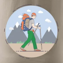 Farebný párový motív na hory