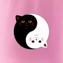 Mačky jin jang farebné Mačky jin jang farebné