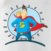 Táta superman - dievča Táta superman - dievča