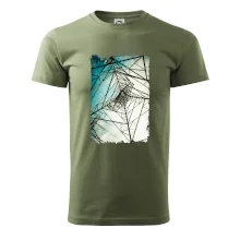 Farebné nebo - stožiare vysokého napätia