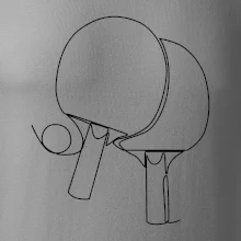 Rakety na stolný tenis jedným ťahom