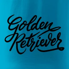 Golden retriever - nápis okrasný