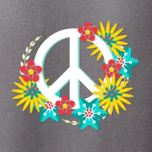 Peace symbol abstraktný