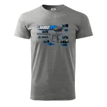 Technický výkres výstroja pre paintball
