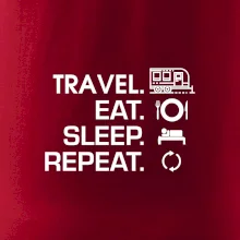 Eat sleep travel - Veľký príves