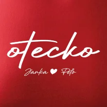 Otecko - tričko s menami deti Otecko - tričko s menami deti