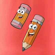 Parové tričko - Ceruzka a guma