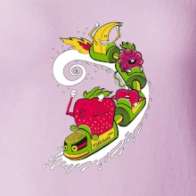 Milkshake vlak kreslený