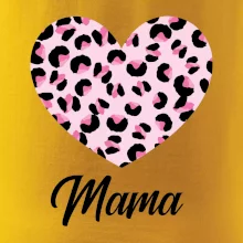 Srdce růžové - mama (Pecka Design)