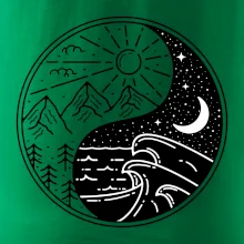 Yin & Yang hory a moře Yin & Yang hory a moře
