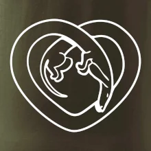 Jazvečík srdca - obrys