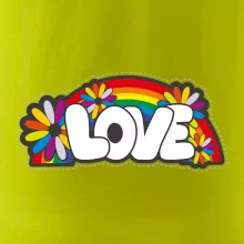 Love s dúhou v pozadí