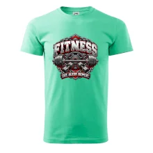 Fitness činka a závažia eat sleep repeat