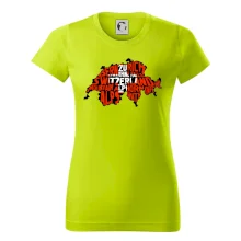 Mapy - názvy miest - Švajčiarsko