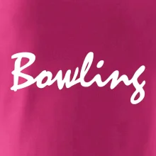 Bowling nápis písacie Bowling nápis písacie