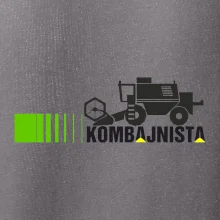 Kombajnista zelená a žltá