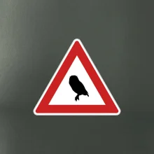 Dopravná značka - Pozor sova