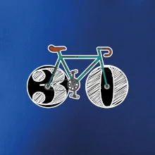 Narodeniny 30 rokov na bicykli