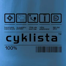 Čiarový kód - cyklista