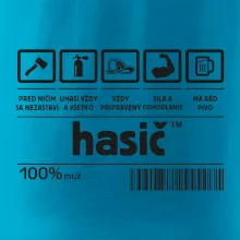 Čiarový kód - Hasič / hasička Čiarový kód - Hasič / hasička