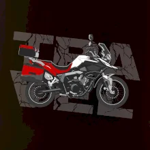 Cestovná enduro červená