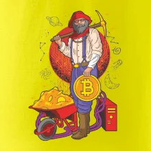 Baník ťaží Bitcoiny
