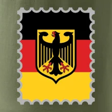 Nemecká známka - vlajka