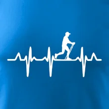 EKG nordic walking muž