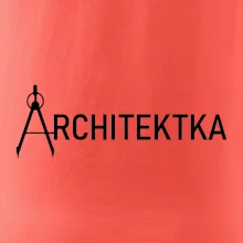 Architektka nápis