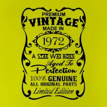 Vintage Etiketa - 1972