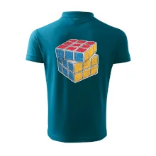 Rubikova kocka kreslená