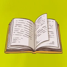 Kniha farebná otvorená Kniha farebná otvorená