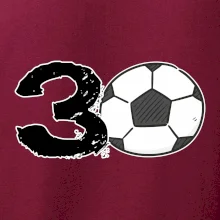 Futbal okrúhle narodeniny 30