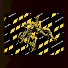 Caution do not cross Caution do not cross