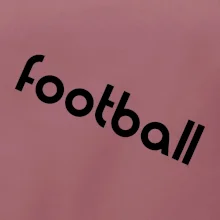 FOOTBALL nápis šikmo FOOTBALL nápis šikmo