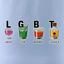 LGBT -  Likér, Gin, Brandy, Tequila
