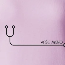 Doktor a sestrička - stetoskop s menom Doktor a sestrička - stetoskop s menom