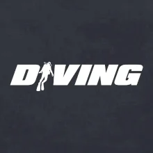 Diving nápis potápač