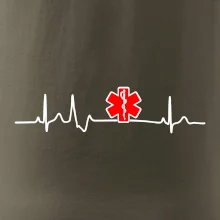 EKG rescue červená hviezda