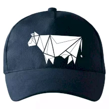 Origami krava z boku