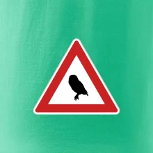 Dopravná značka - Pozor sova