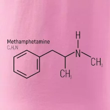 Molekulárna štruktúra Metamfetamín