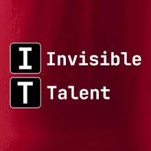 IT Nápis Invisible Talent