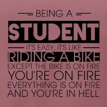 Being a student - bike