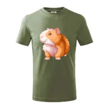 Morča - kreslené, bielo oranžové