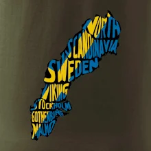 Mapy - názvy miest - Švédsko