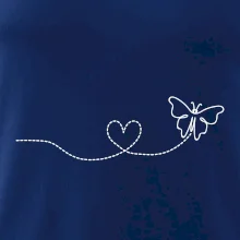 Dráha letu motýľa - srdce Dráha letu motýľa - srdce