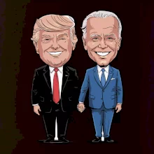 Trump a Biden - veľký kamaráti