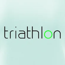 Triathlon nápis Triathlon nápis